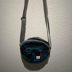 Paddington B Crossbody Sustainable Teal from Roka London
